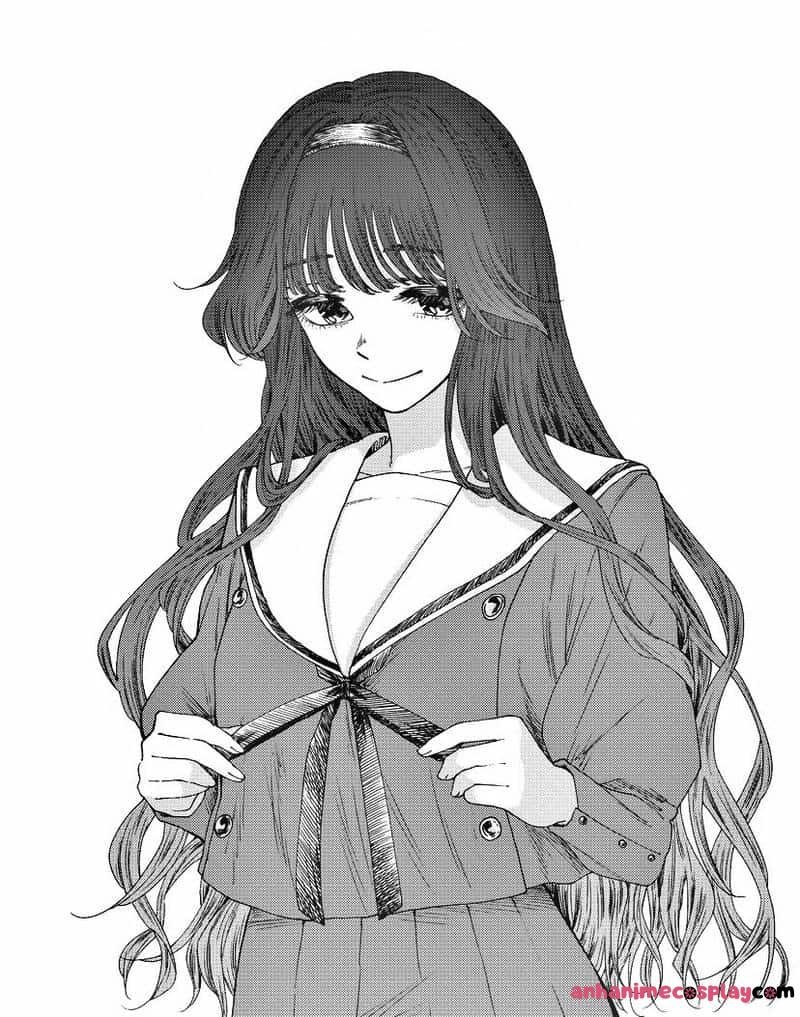 ảnh anime nữ trắng đen mạnh mẽ